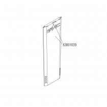 B614 - Porte Rouge. Piece Detachee Pour Coffre De Barriere B614 FAAC