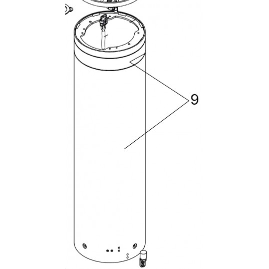 J275 Ha 2K H800 - Cylindre Avec Sticker FAAC