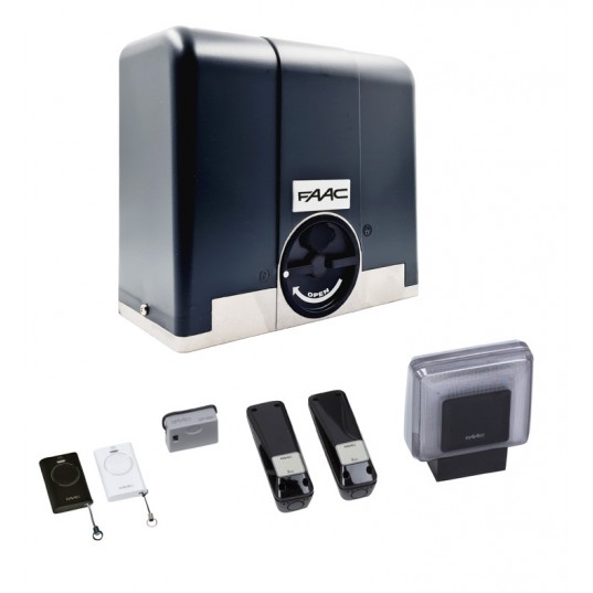 Gamma Kit 24V Integral - Pour Portail Coulissant Domestique Jusqu'À 400Kg FAAC