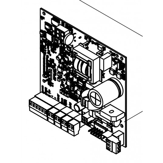 E734 - Platine Electronique. Piece Detachee Pour Gamma Kit, C734 FAAC