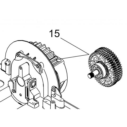 C720-C721 Groupe Engrenage Interne Pignon. Piece Detachee Pour Cyclo Kit. FAAC