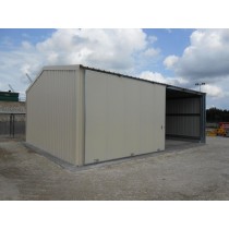 Bâtiment Métallique Double Pente 80m² de 8 mètres par 10 mètres