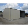 Bâtiment Métallique Double Pente 80m² de 8 mètres par 10 mètres