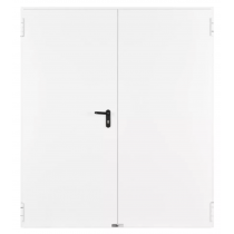 Porte Métallique Industrielle Double Coupe Feu 1H L1000+1000xH2150