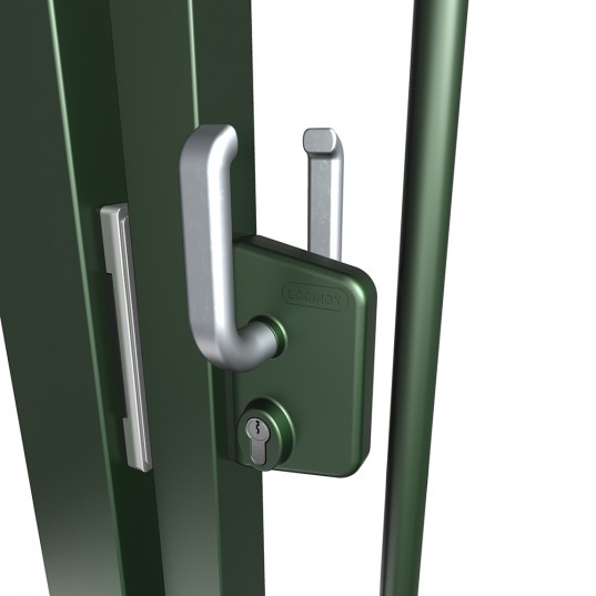 Portail Industriel Coulissant Galvanisé Plastifié L4000 H2200 CENTAURUS120 Manuel Barreaudé