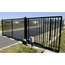 Portail Industriel Coulissant Galvanisé Plastifié L8000 H2200 CENTAURUS120 Manuel Barreaudé