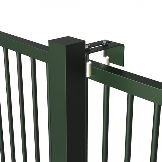 Portail Industriel Coulissant Galvanisé Plastifié L10000 H1500 CENTAURUS200 Manuel Barreaudé