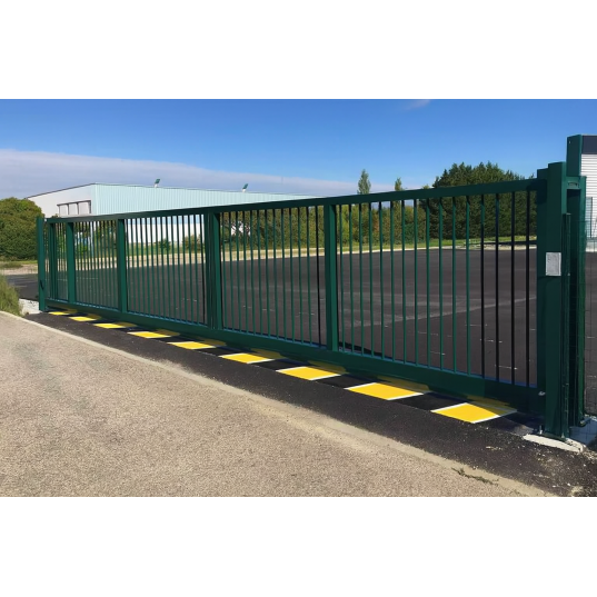 Portail Industriel Autoportant Galvanisé Plastifié L3000 H2000 ARES100 Manuel Barreaudé