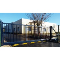 Portail Industriel Autoportant Galvanisé Plastifié L3000 H1250 ARES45M Manuel Barreaudé