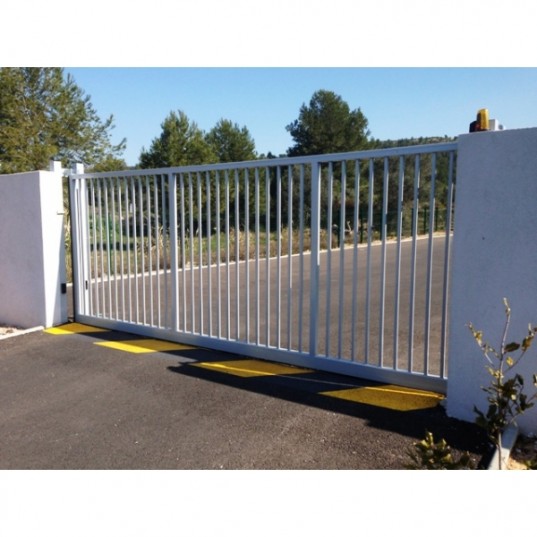 Portail Industriel Autoportant Galvanisé Plastifié L3000 H2250 ARES45M Manuel Barreaudé