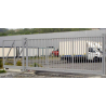Portail Industriel Autoportant Galvanisé Plastifié L6000 H2000 ARES45M Manuel Barreaudé