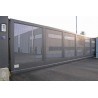 Portail Industriel Autoportant Galvanisé Plastifié L6000 H1750 ARES45M Manuel Microperforé