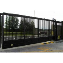 Portail Industriel Autoportant Galvanisé Plastifié L3000 H1250 ARES45M Manuel Soubassement tôlé