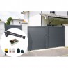 Portail Aluminium Battant RIO RAL 7016 L3mxH1,70m motorisé Livré avec son Kit Motorisation KSW400 pro IOW
