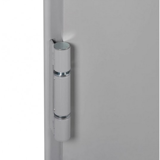 Porte Métallique Industrielle Coupe Feu 2H Double L1000+900 H2150 RAL1013 En Applique