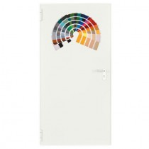 Porte Métallique Industrielle De Service Isolée Réversible L900 H2150 RAL au choix En Applique