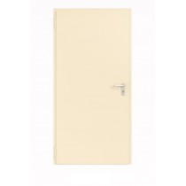 Porte Métallique Industrielle Coupe Feu 1H L1000 H2050 RAL1013 En Applique