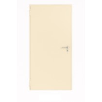 Porte Métallique Industrielle Coupe Feu 2H L975 H2065 RAL1013 En Applique