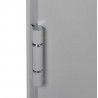 Porte Métallique Industrielle De Service Double L900+400 H2050 RAL7016 En Applique