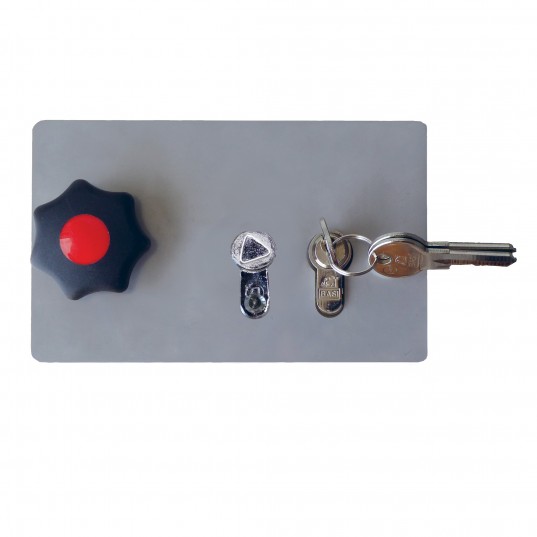 Option Boîtier Serrure Cylindre Européen Et Serrure Pompier Sur Support Principal