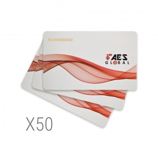 50 paquets de cartes à code fixe à 10 chiffres 125 KHz