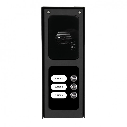 Unité modulaire assemblée à 3 boutons