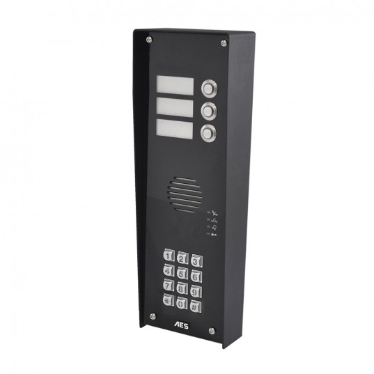 Unité modulaire assemblée à 3 boutons avec clavier