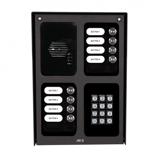 Unité modulaire assemblée à 8 boutons avec clavier