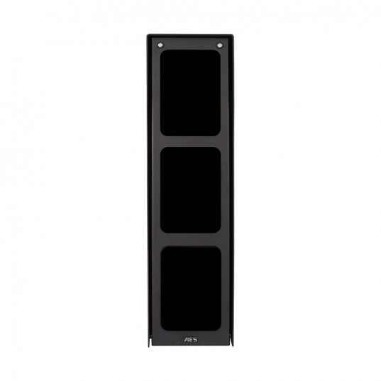 Boîtier arrière impérial et plaque de montage assemblés un par trois modules