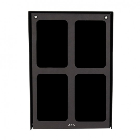 Boîtier arrière impérial et plaque de montage assemblés avec modules deux par deux