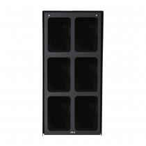 Boîtier arrière impérial et plaque de montage assemblés deux par trois modules