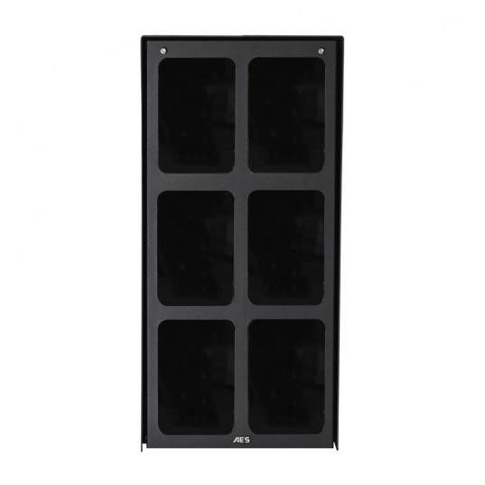 Boîtier arrière impérial et plaque de montage assemblés deux par trois modules