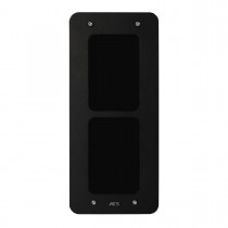 Boîte arrière encastrée et plaque de montage assemblées un par deux modules