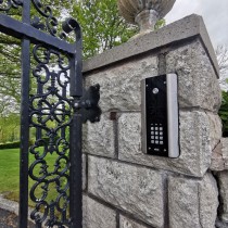 Interphone audio DECT 603 en noir architectural avec clavier