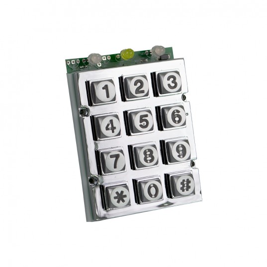 Ensemble de module de clavier pour panneau AES (blanc)