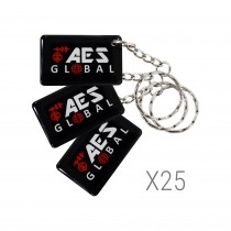 25 x étiquette Prox de marque AES