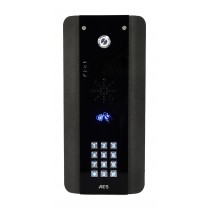 Interphone Gsm 4G En Noir Architectural Avec Clavier Et Prox