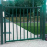Portillon industriel Largeur 1m x H 1.5m galva plastifi?