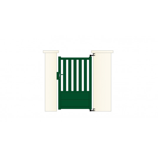 Portillon aluminium PACA L1m x H1,25