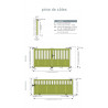 Portillon aluminium PACA L1m x H1,25