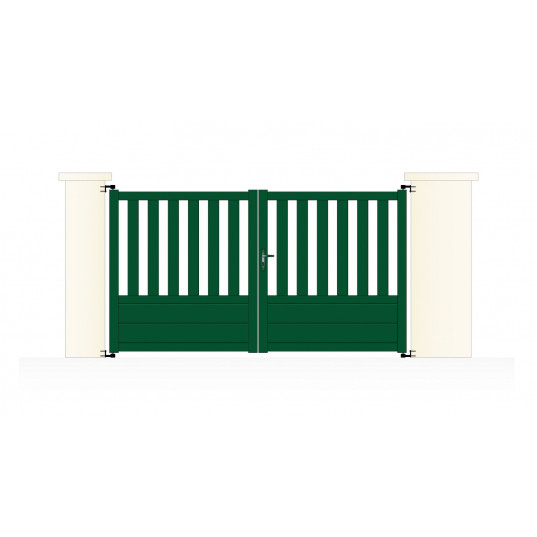 Portillon aluminium PACA L1m x H1,25